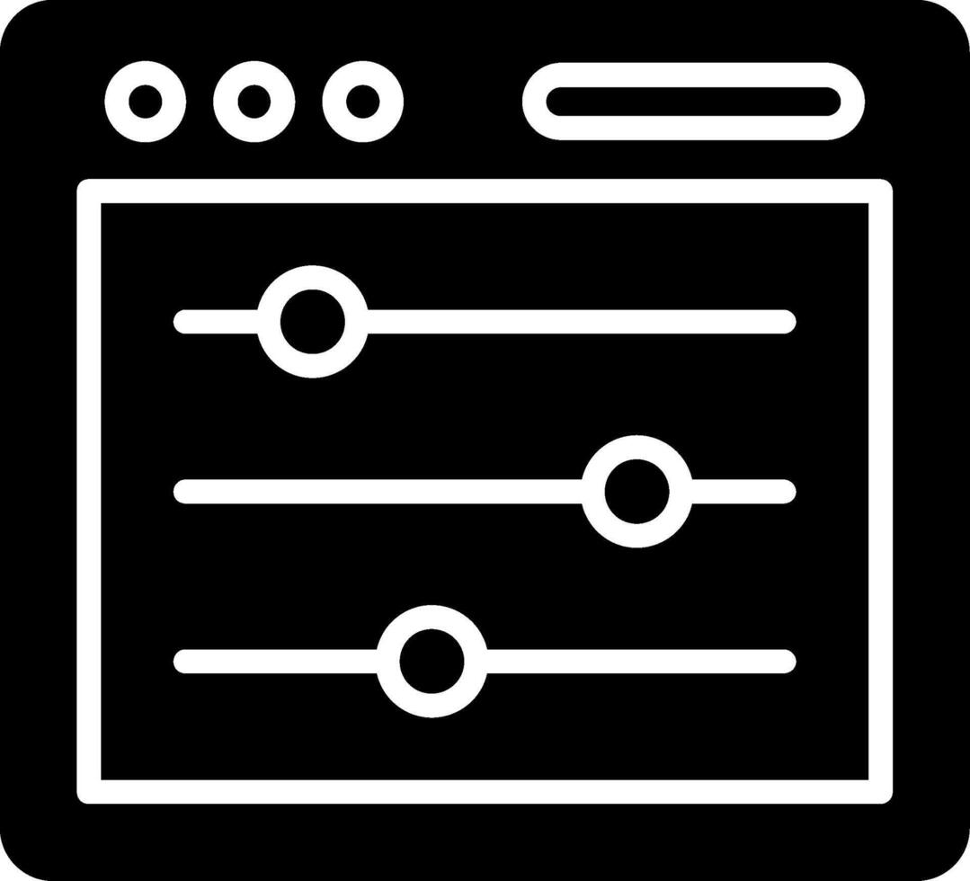 Adjust Icon Design vector