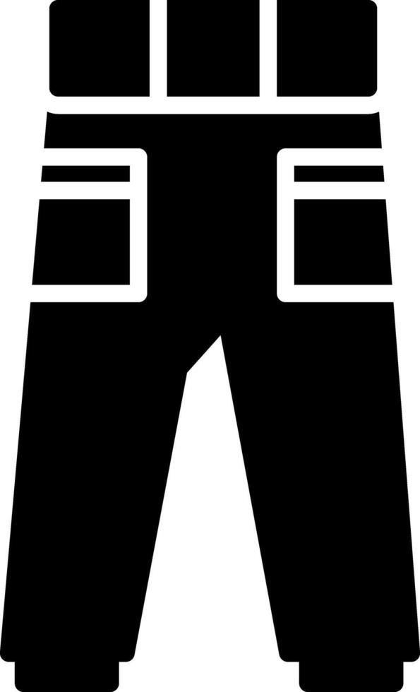 Trousers Icon Design vector