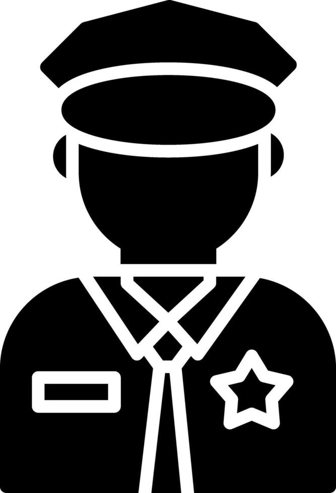 Officer Icon Design vector