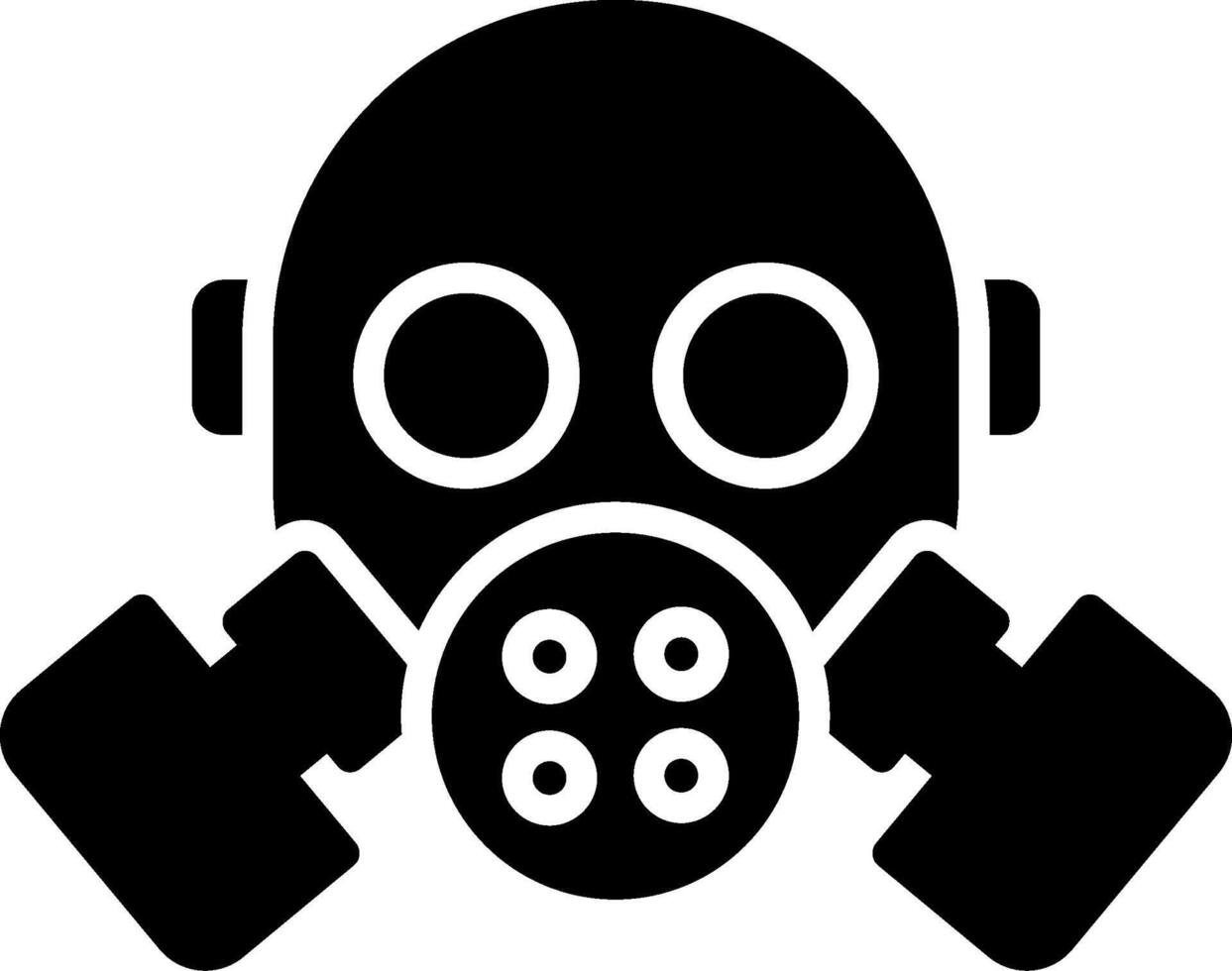 Gas Mask Icon Design vector