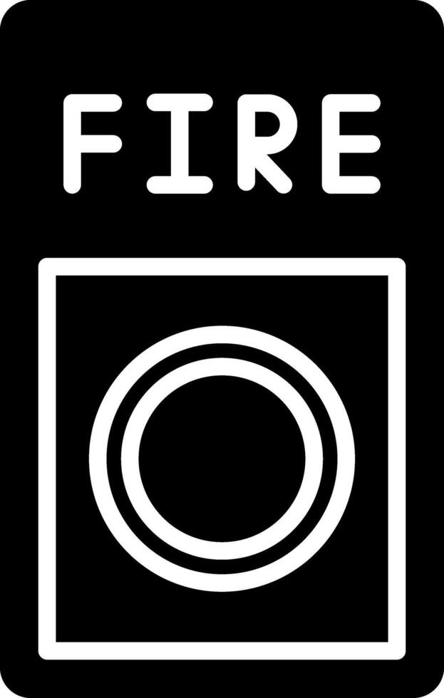 Fire Button Icon Design vector