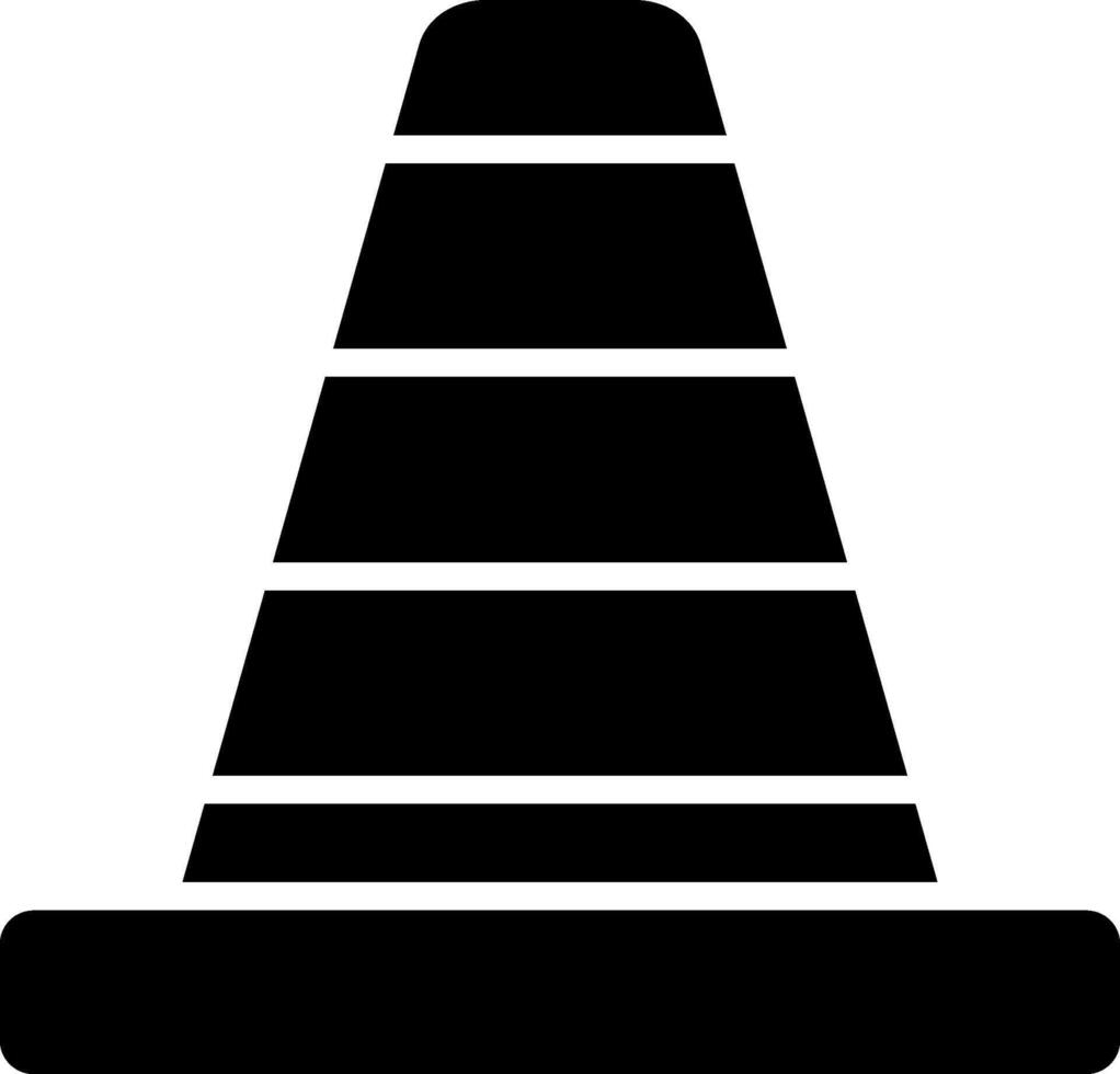 Traffic Cone Icon Design vector