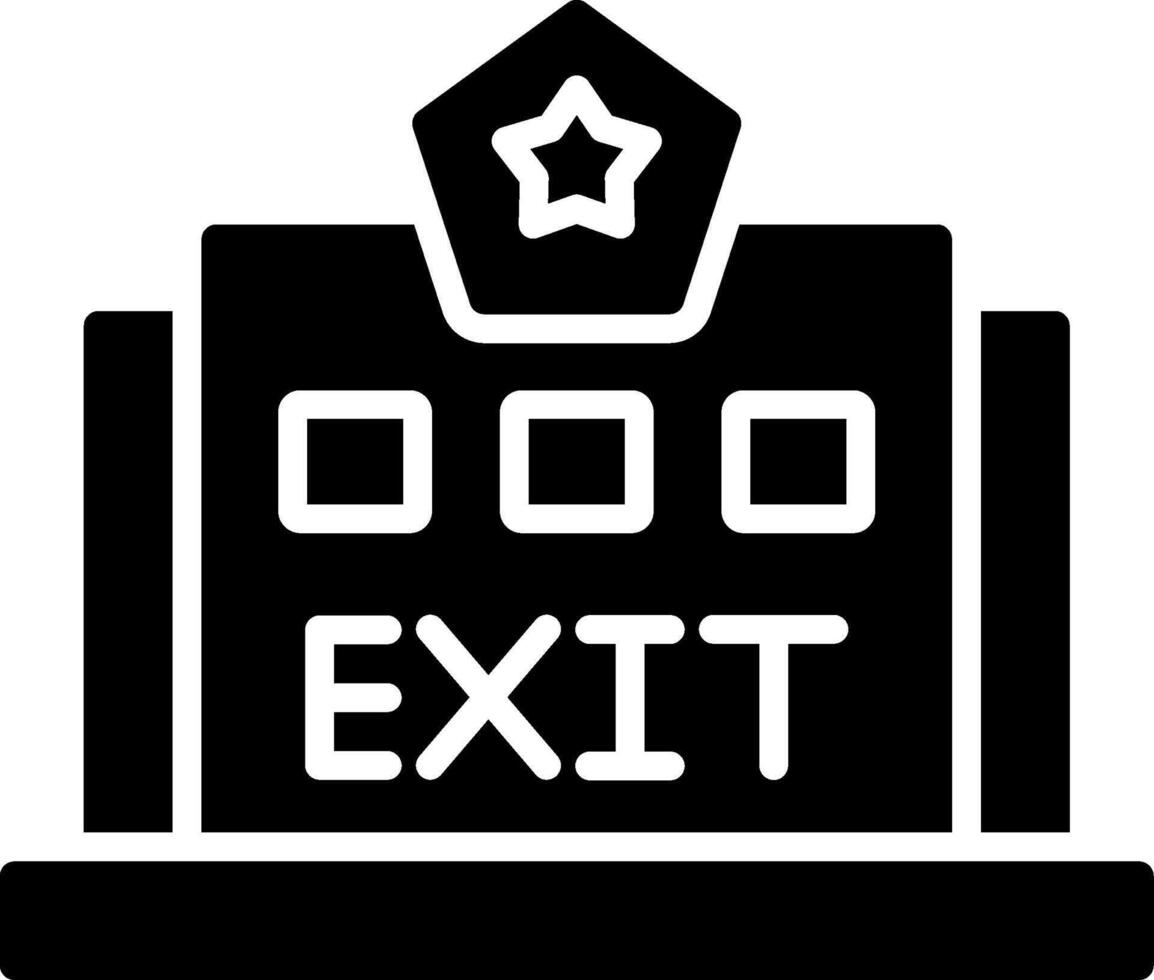 Exit Icon Design vector