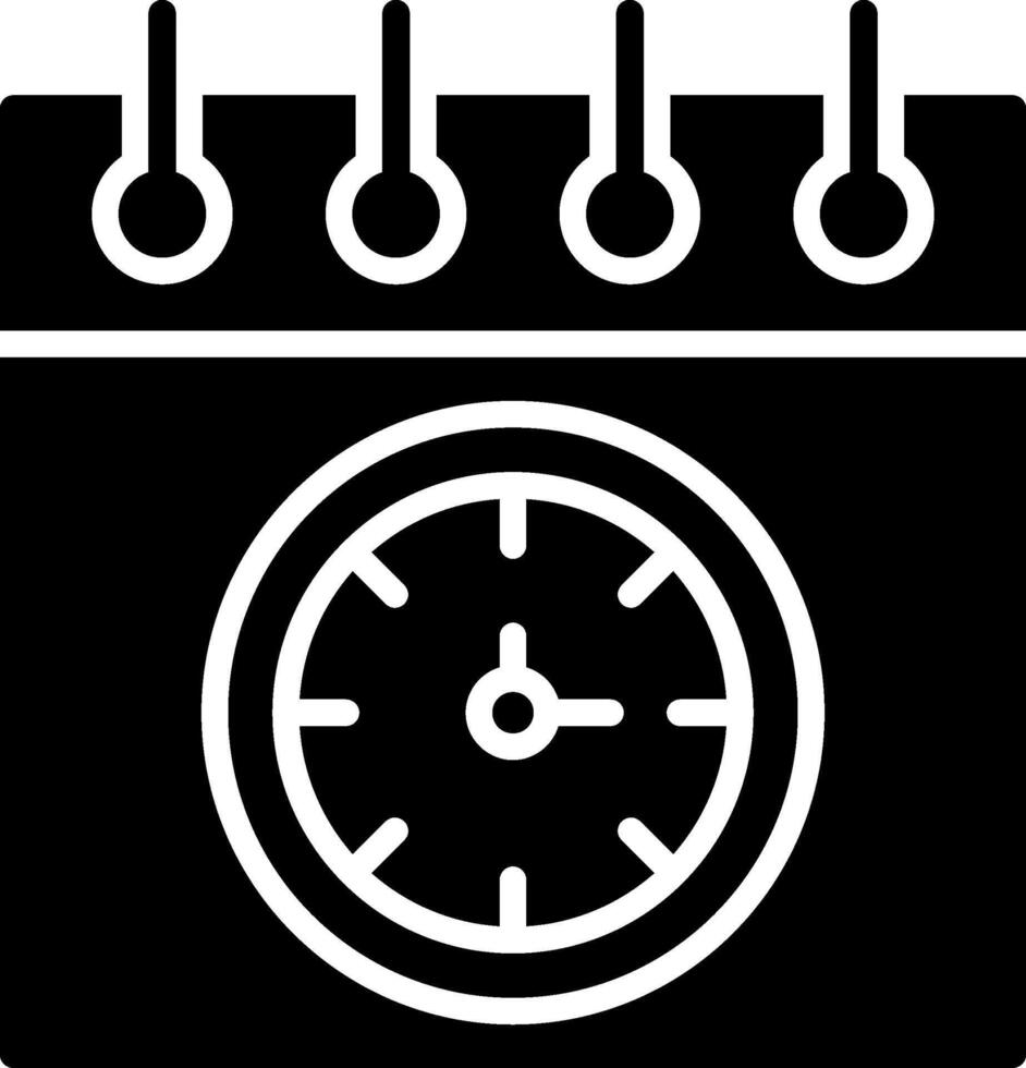 Deadline Icon Design vector