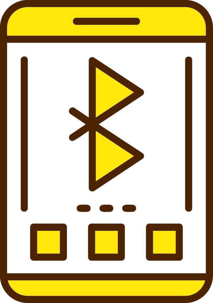 Bluetooth Icon Design Symbol vector
