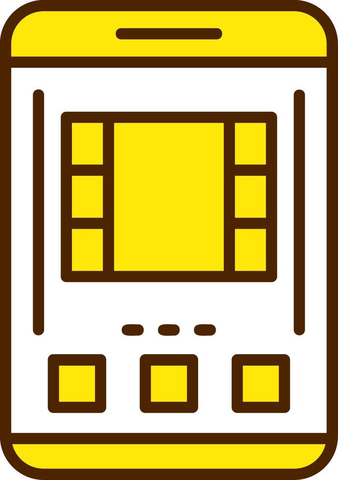 Reel Icon Design Symbol vector