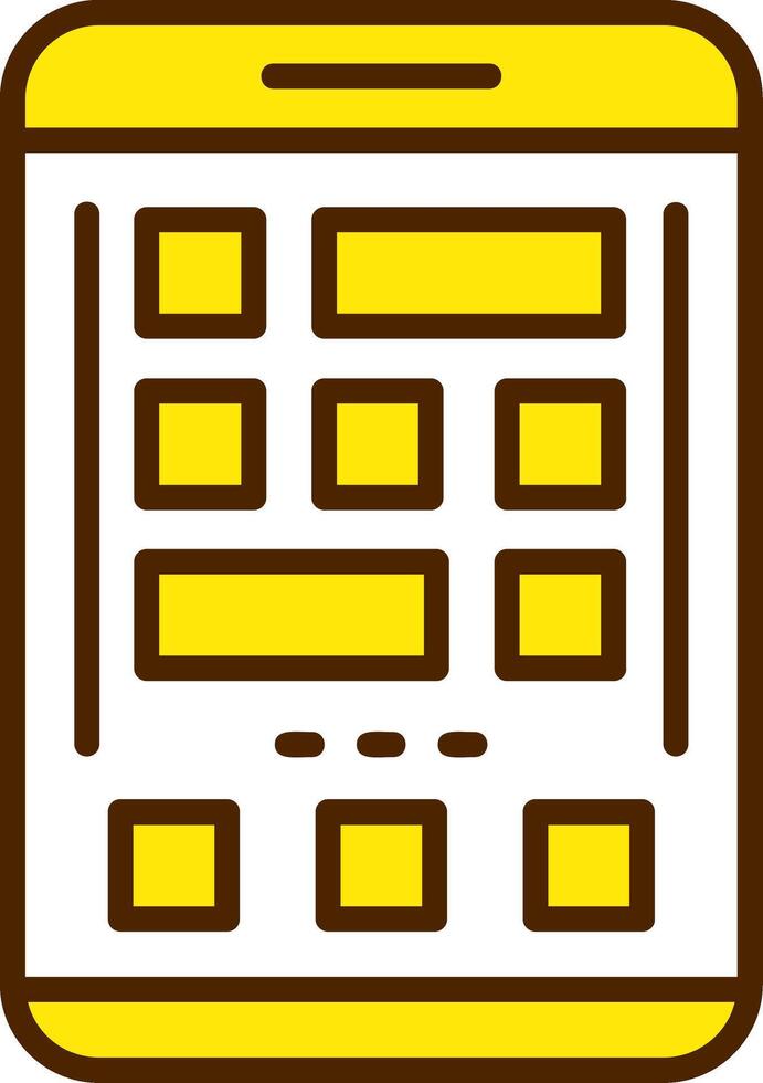 Grid Icon Design Symbol vector