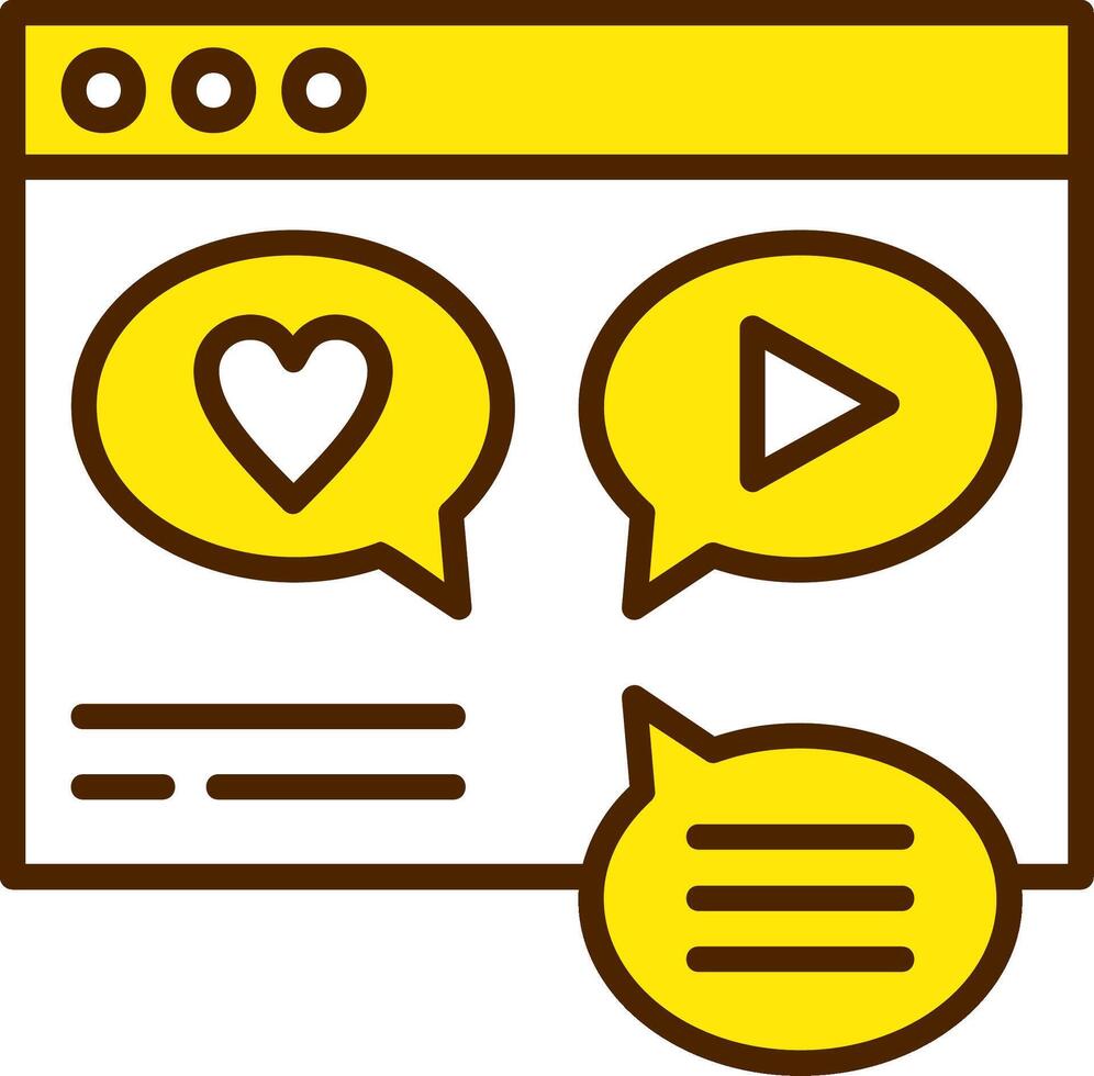 Social Media Integration Icon Design vector