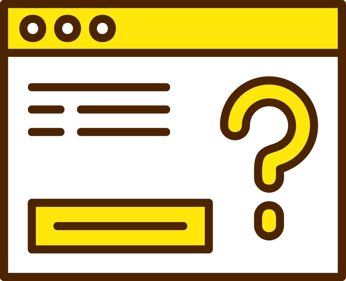 FAQ Icon Design vector