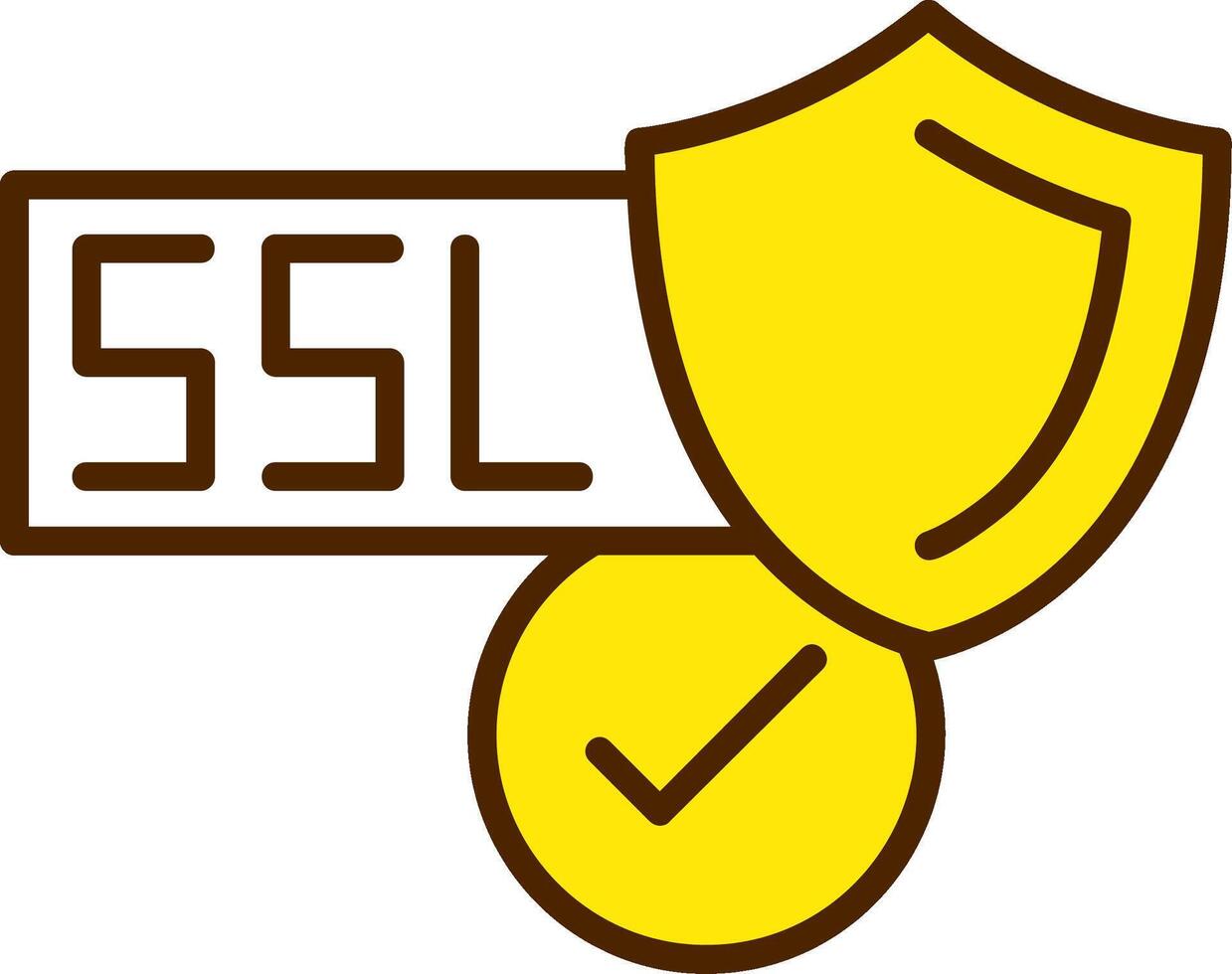 SSL Certificate Icon Design vector