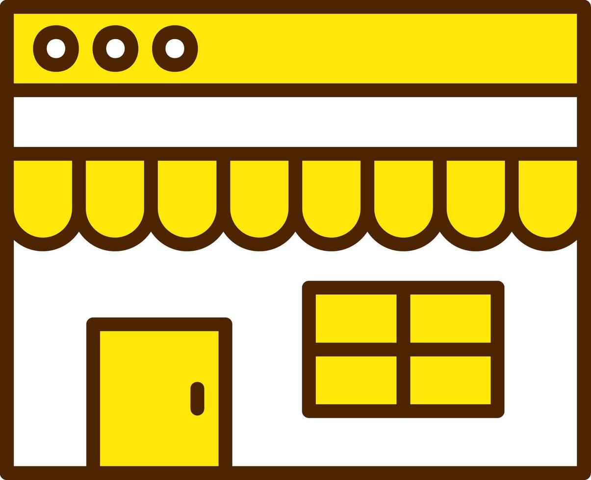 Online Store Icon Design vector