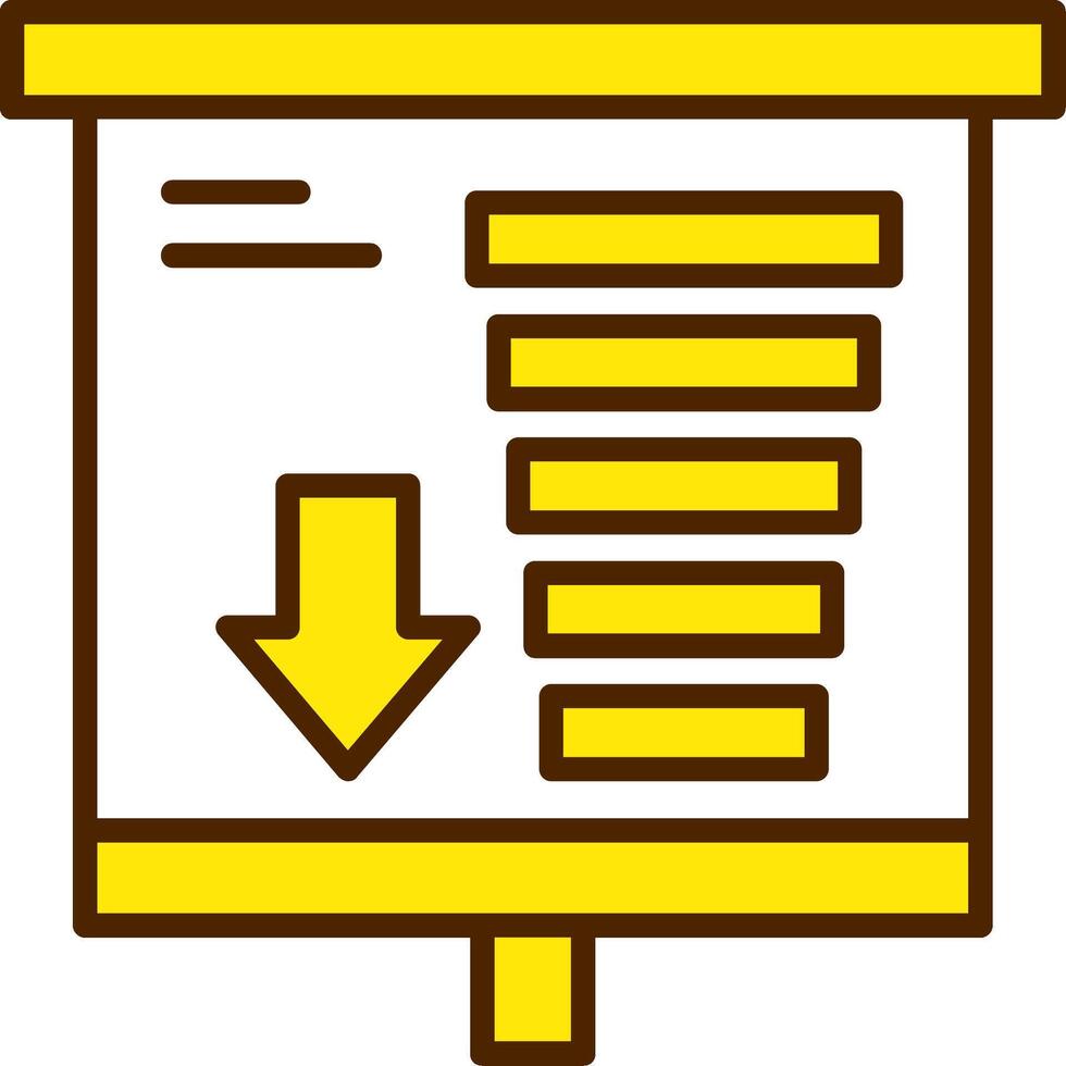 Funnel Chart Icon Design Symbol vector
