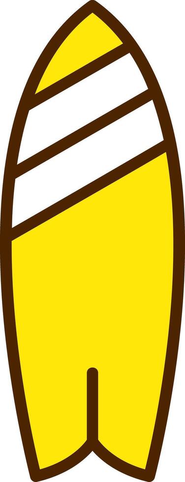 Surfboard Icon Design Symbol vector