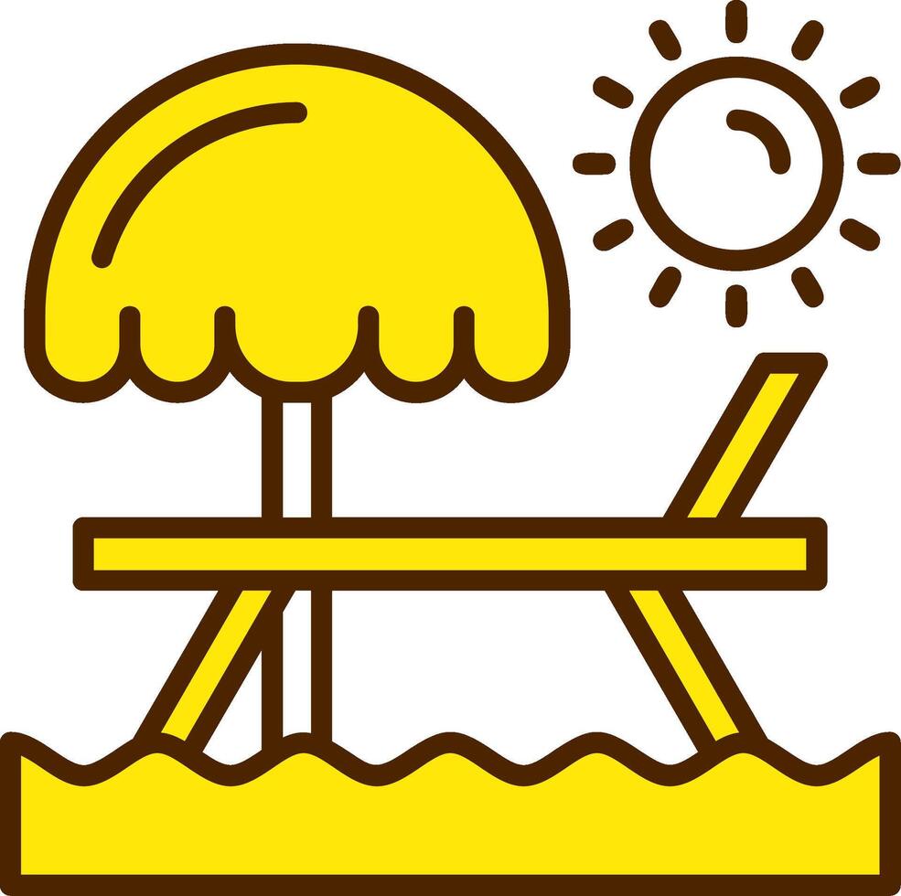 Seashore Icon Design Symbol vector