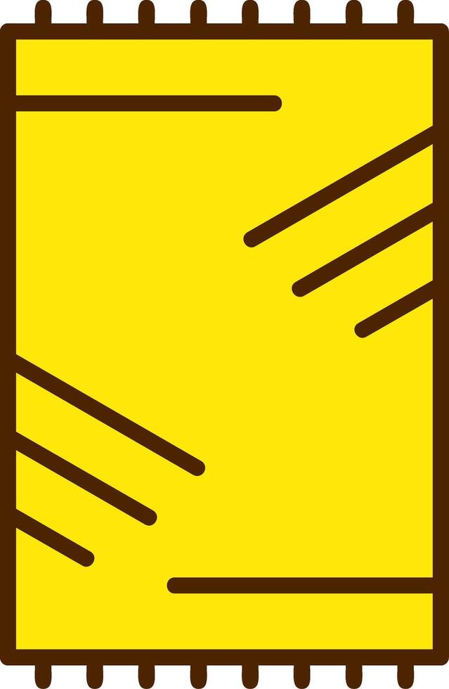 Beach mat Icon Design Symbol vector