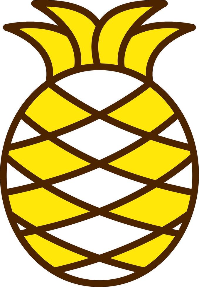 Pineapple Icon Design Symbol vector