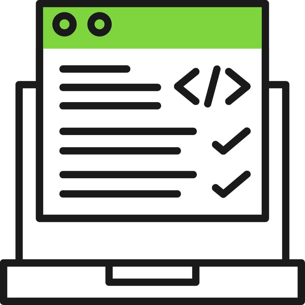 Code Correction Icon Design vector