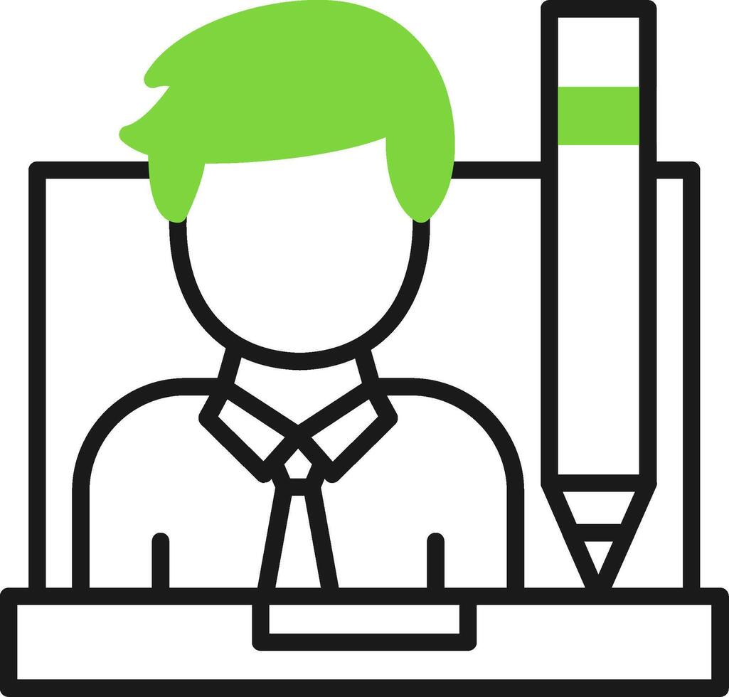 Graphic Designer Icon Design vector