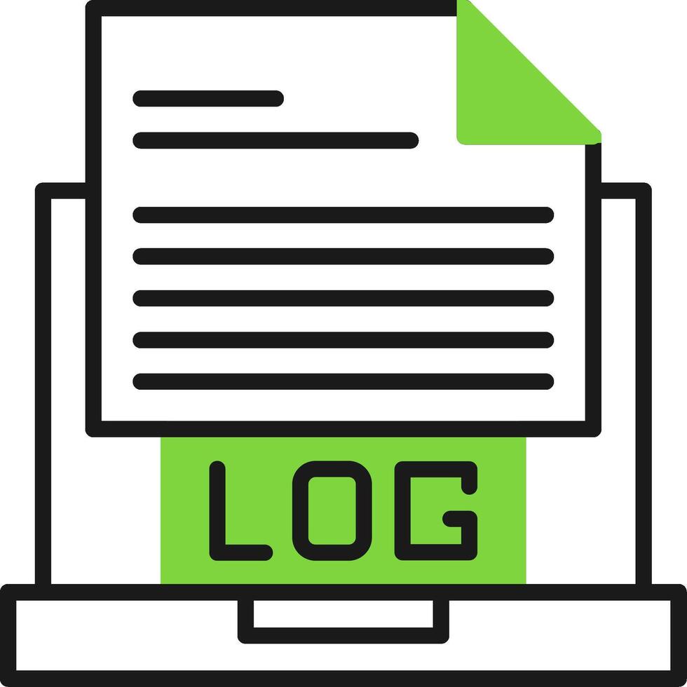 Logs Icon Design vector