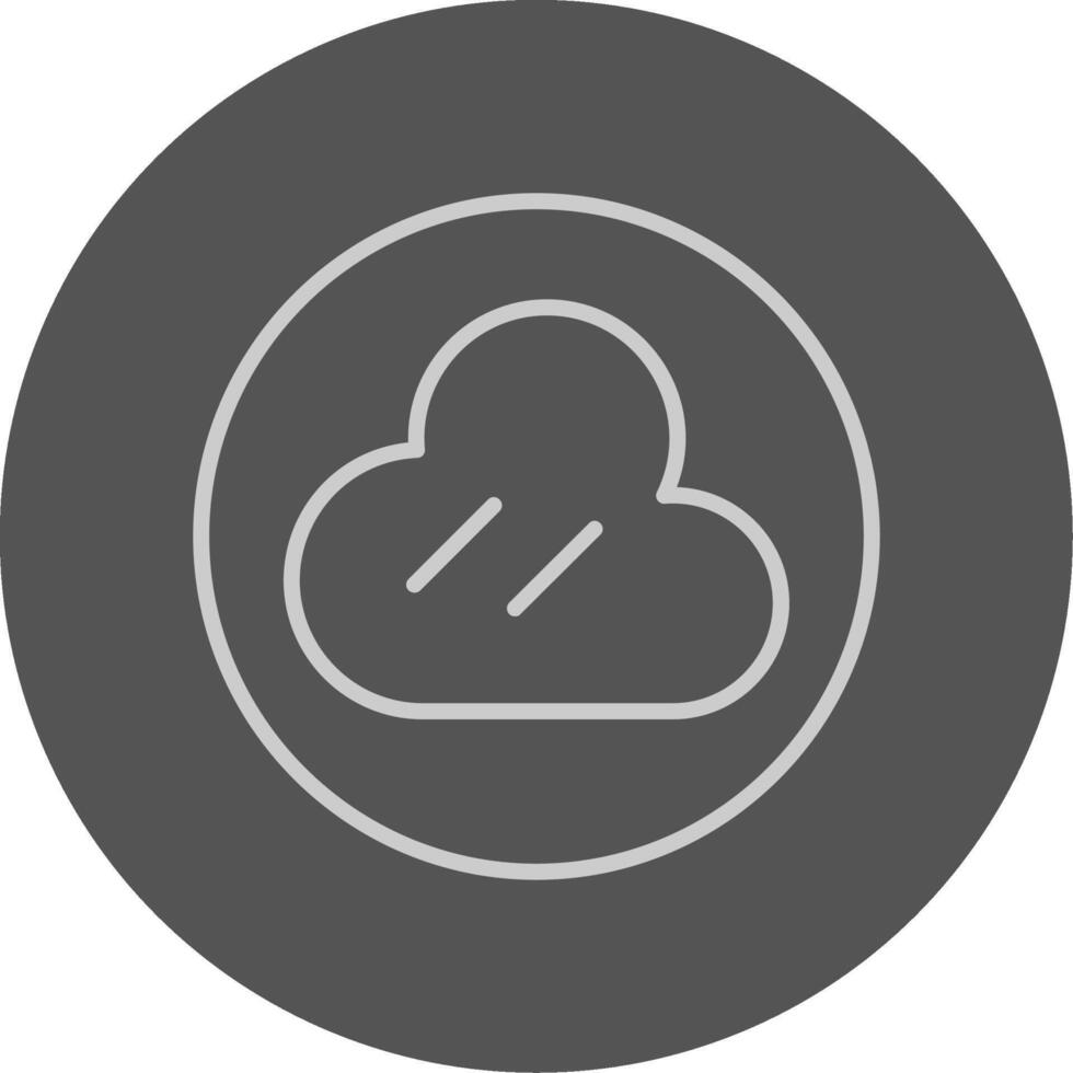 Cloud Circle Icon Design vector