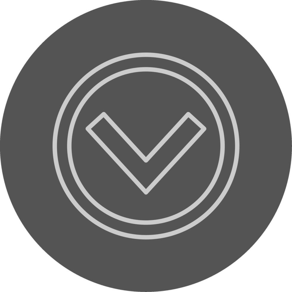 Chevron Down Icon Design vector
