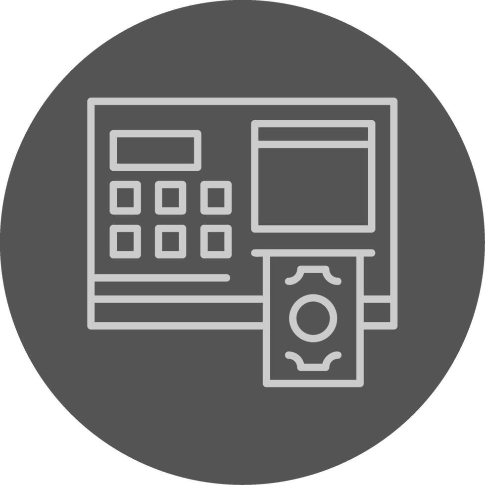 ATM Icon Design vector