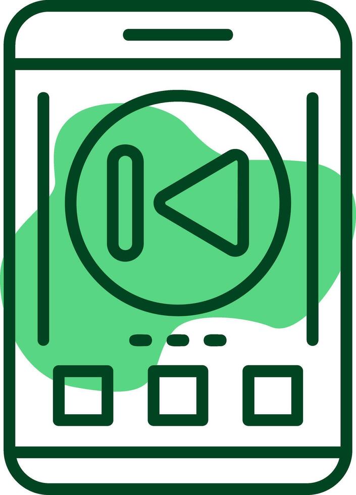 Skip backward Icon Design Symbol vector
