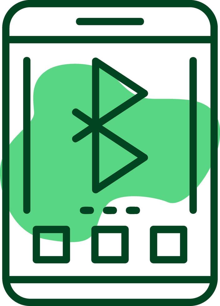 Bluetooth Icon Design Symbol vector
