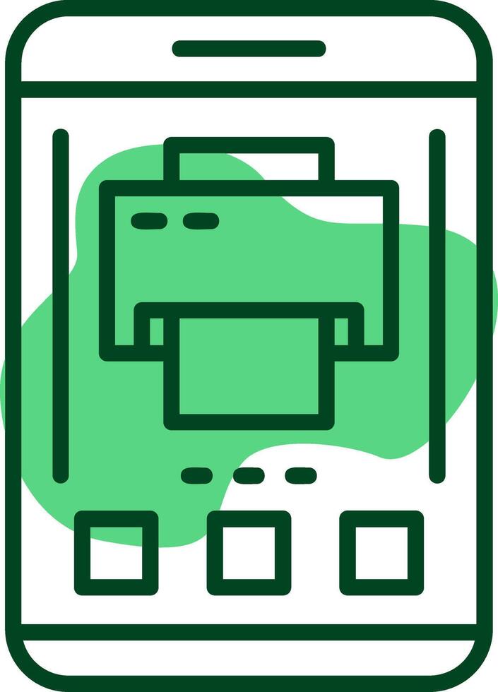 Printer Icon Design Symbol vector