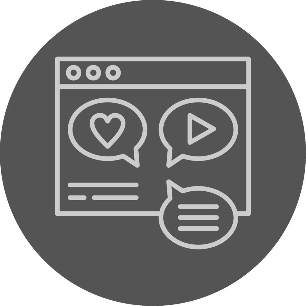 Social Media Integration Icon Design vector