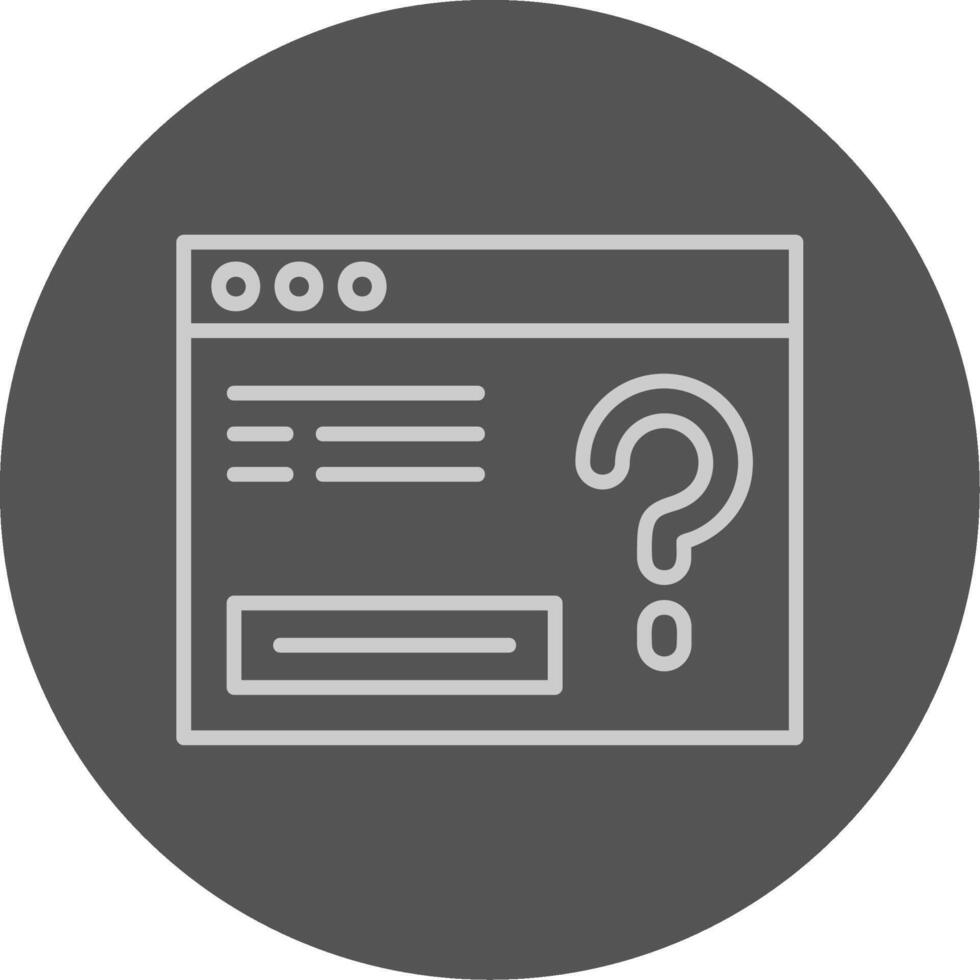 FAQ Icon Design vector