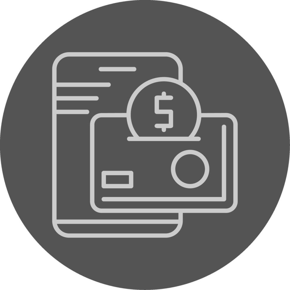 Digital Wallet Icon Design vector