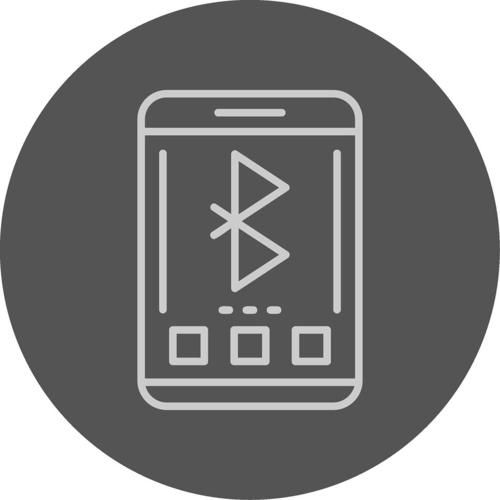 Bluetooth Icon Design Symbol vector
