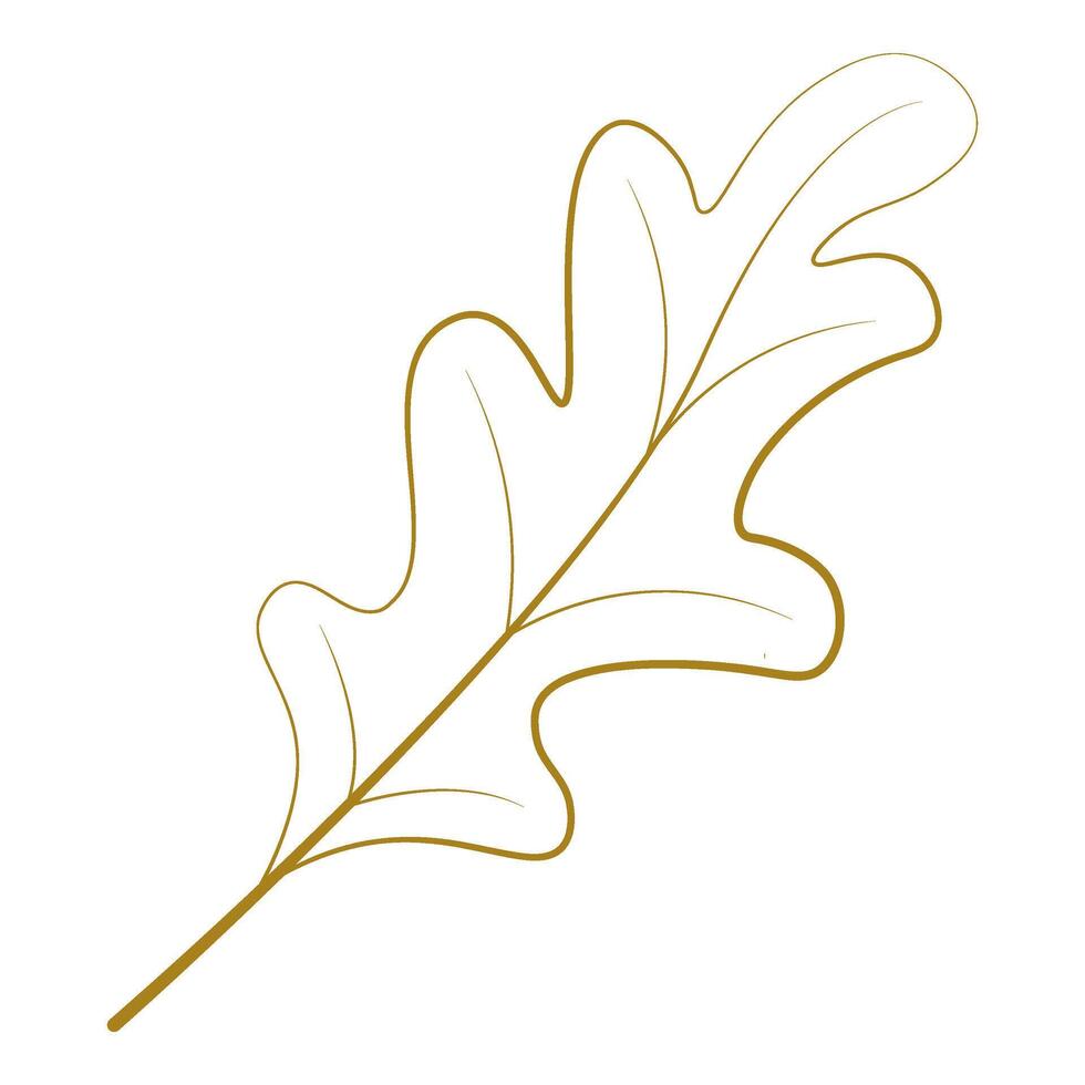 Autumn Leaves, Hand Drawn Line Art Masterpieces vector