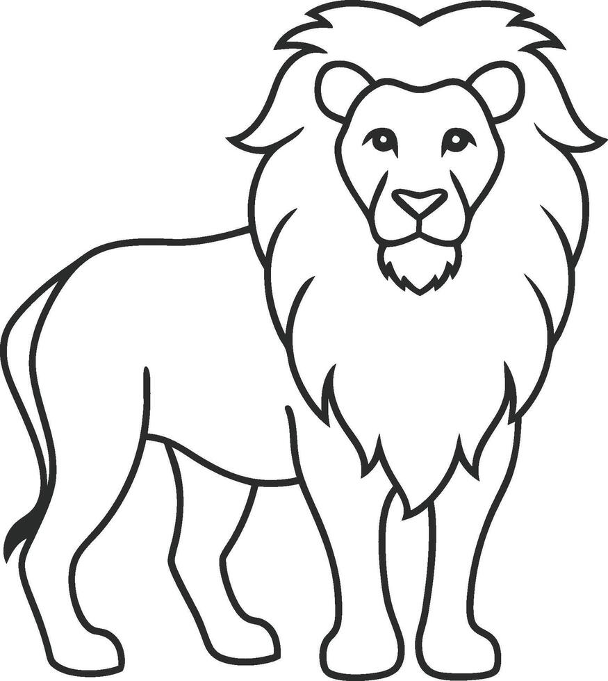 a lion eps vector