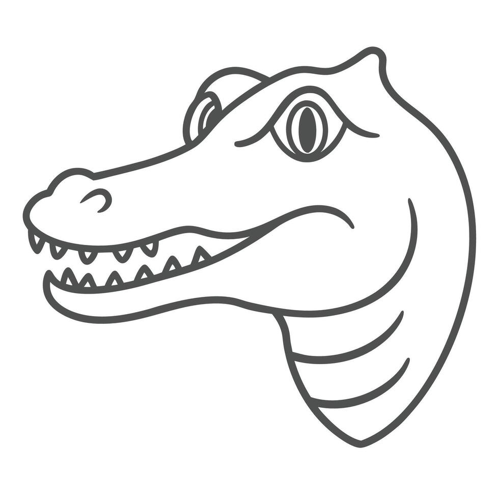 dinosaur head logo design vector