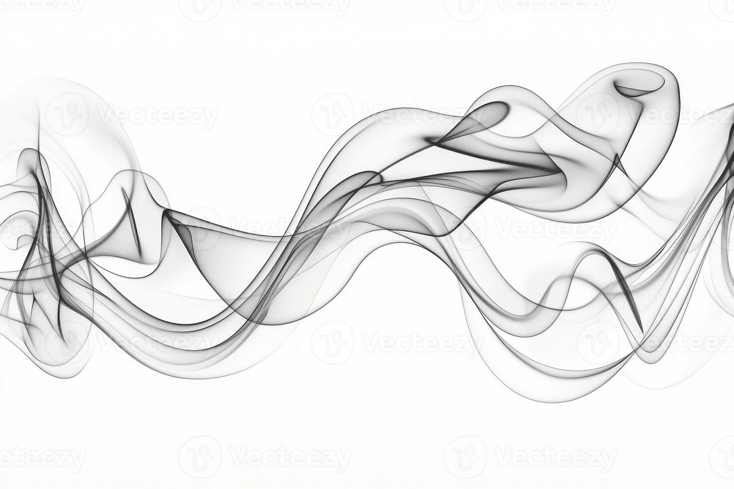 Thick black smoke billows upward, swirling in dynamic patterns that dance gracefully against a bright white background, captured in stunning detail with a soft, artistic quality photo