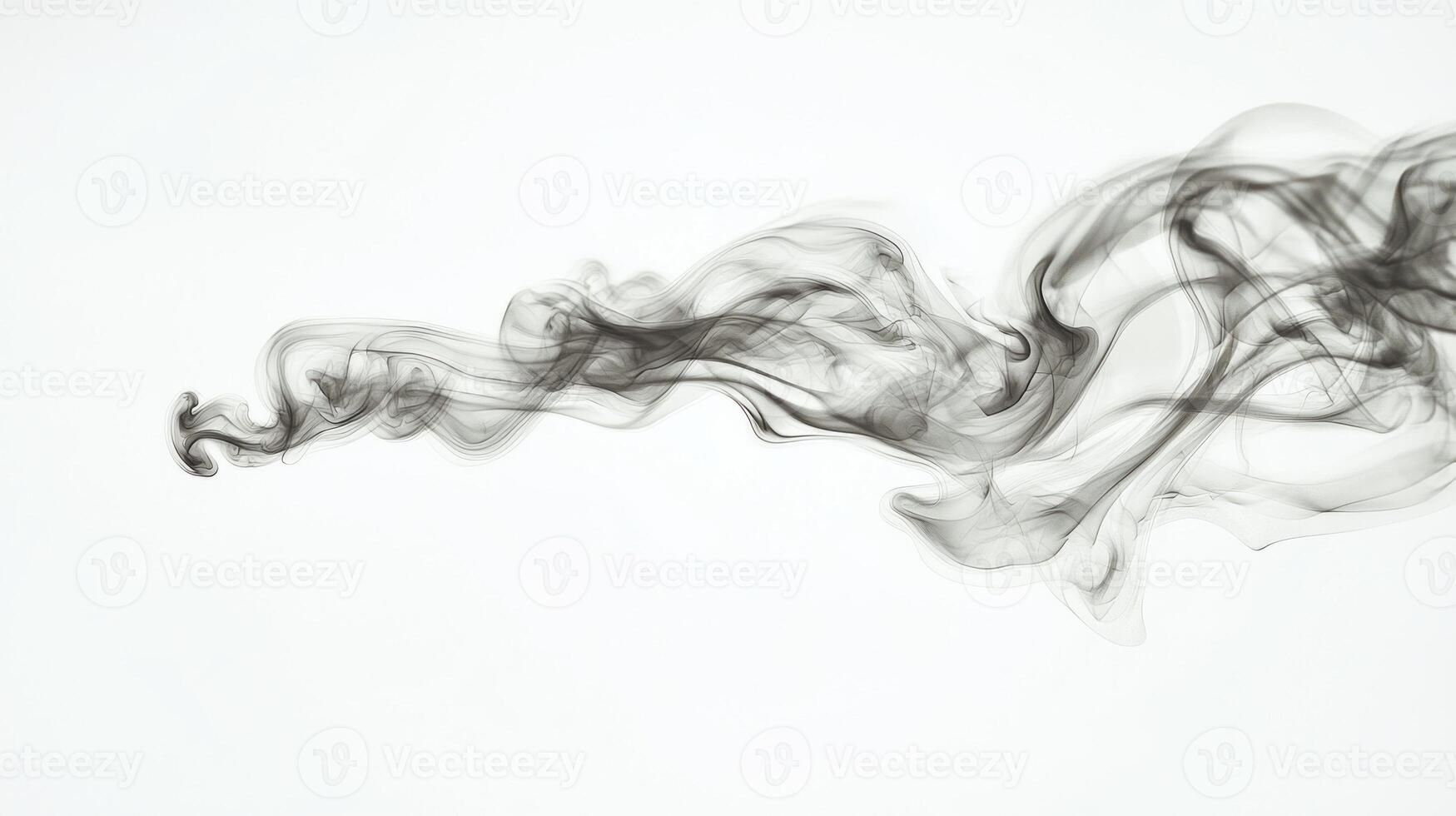 Delicate gray smoke tendrils twist and dance, ascending into the air with a mesmerizing fluidity. Their rich hues blend seamlessly, creating a captivating display of movement. photo