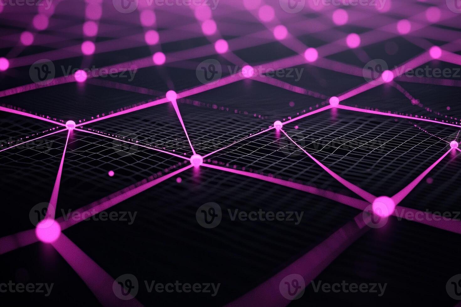 Tiny pink dots scatter across a black canvas, interconnected by luminous lines that create a mesmerizing cosmic display, reminiscent of a starry sky in a minimalist style. photo