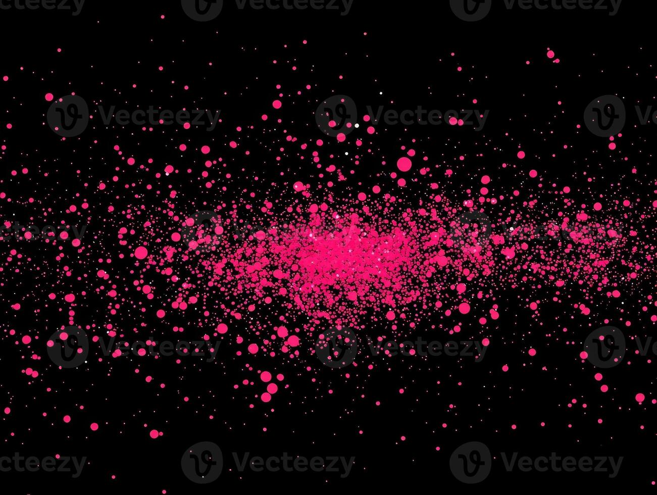 Scattered across a dark canvas, luminous pink dots shimmer with varying intensities, evoking a sense of cosmic wonder and a starry, ethereal atmosphere that captivates the imagination. photo