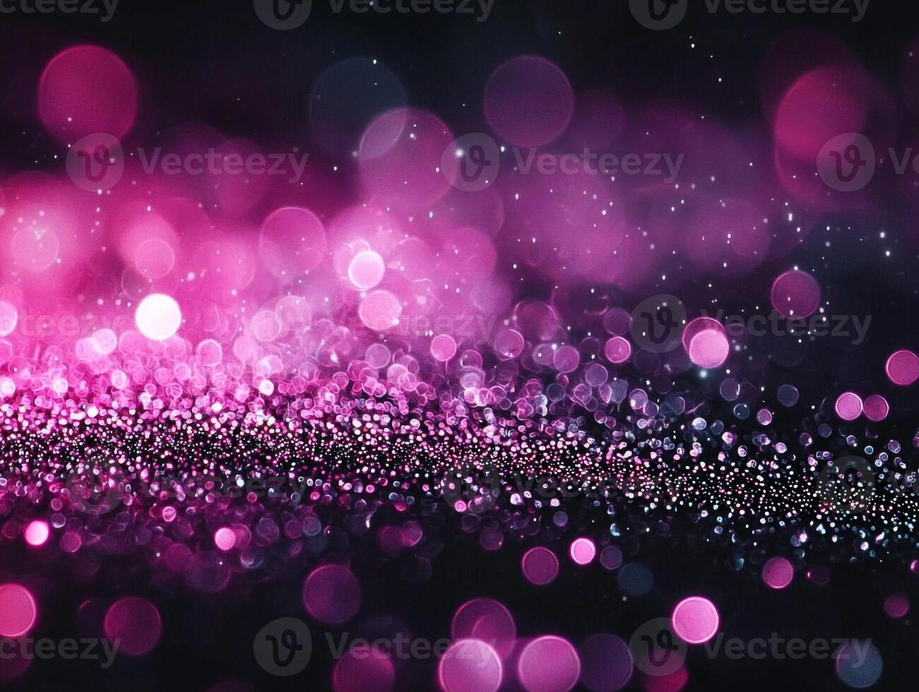 Small pink dots glow with varying intensities on a black canvas, forming a cosmic effect. This pattern invites viewers to explore the beauty of a starlit universe. photo