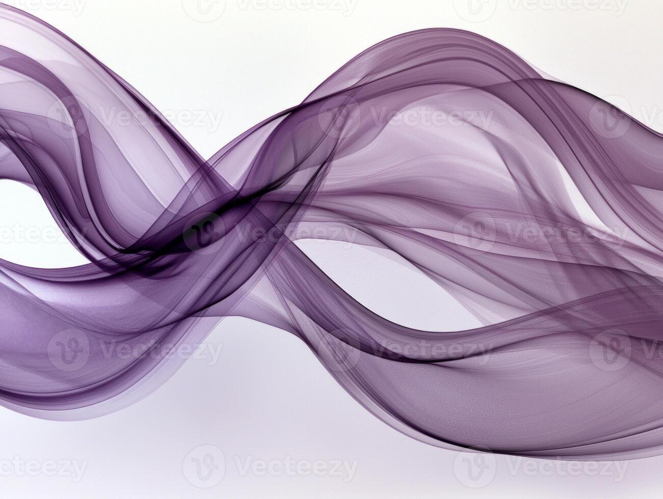 Surreal violet smoke curls and swirls softly against a bright background, blending dark and light hues into an ethereal composition that captivates the senses. photo