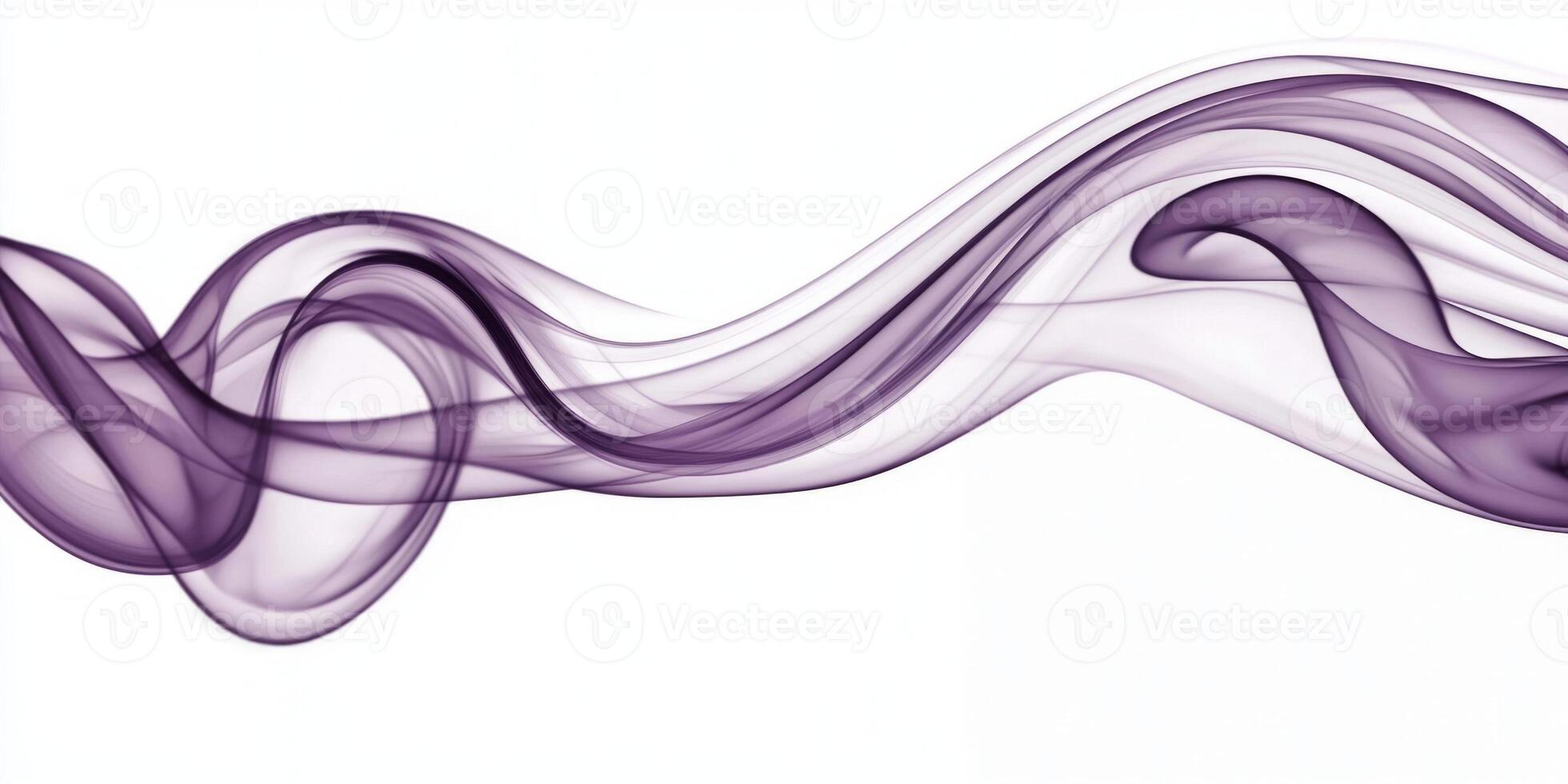 captivating violet smoke plume rises and swirls, showcasing intricate dark and light purple hues. This artistic display evokes a sense of elegance and motion. photo