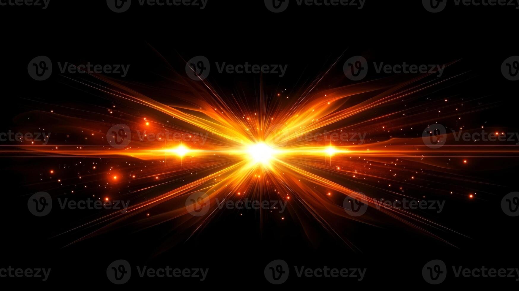 explosion of radiant orange particles disperses energetically in all directions, forming a dynamic burst that evokes a sense of cosmic wonder and fiery energy. photo