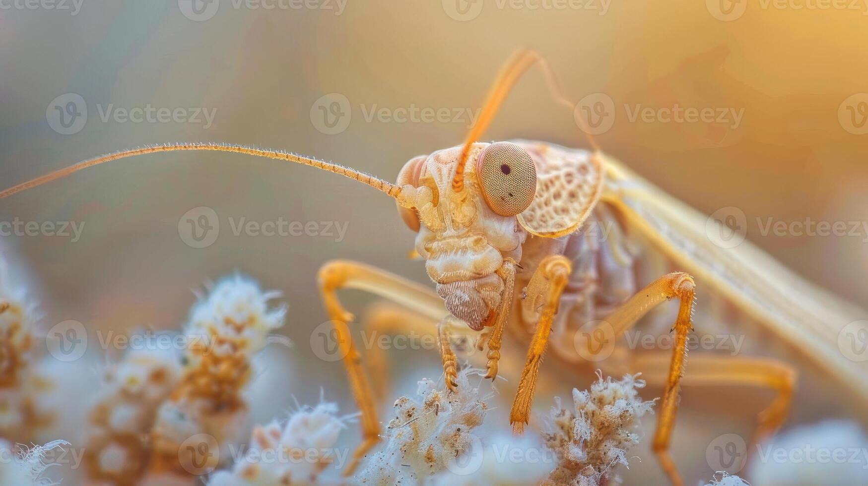 a close-up of an insect, possibly a cockroach or scorpion, adorned with various spots and patterns, photo