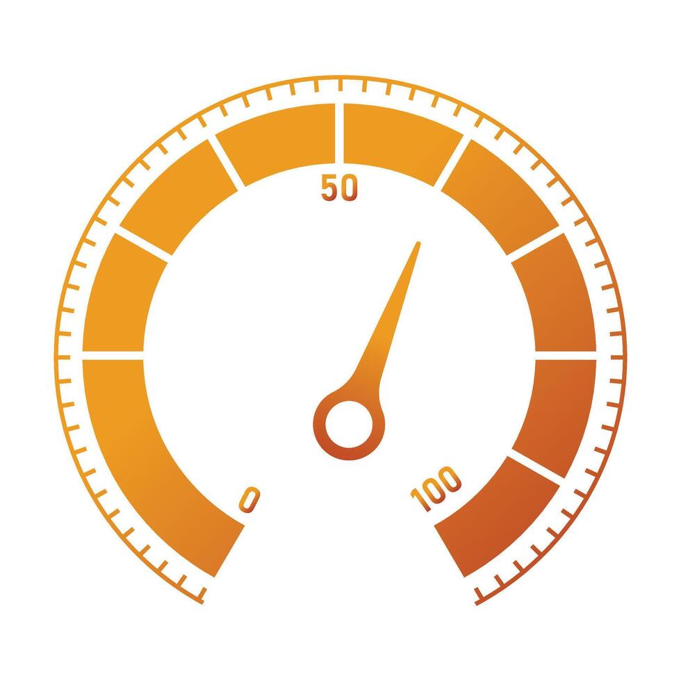Speedometer graphic design illustration art. vector