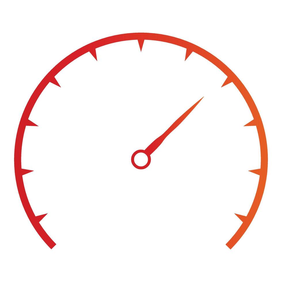 Simple speed icon, illustration design. vector