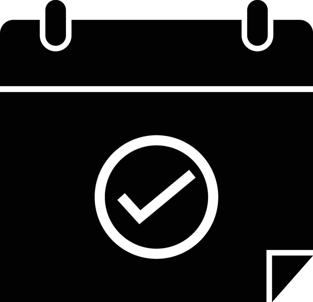 Mark your Calendar Symbol Icon vector