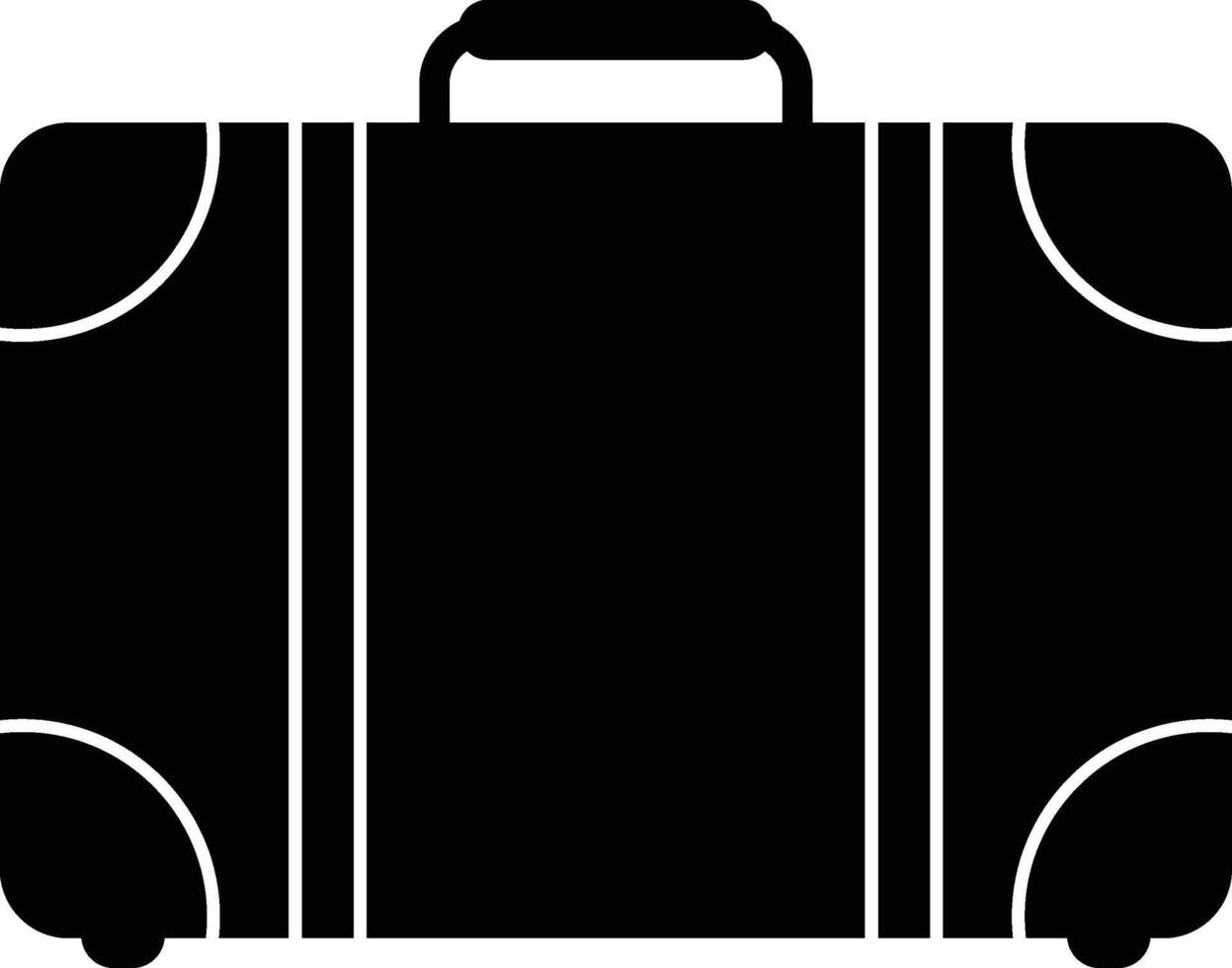 Travel Baggage Bag, Briefcase Icon vector