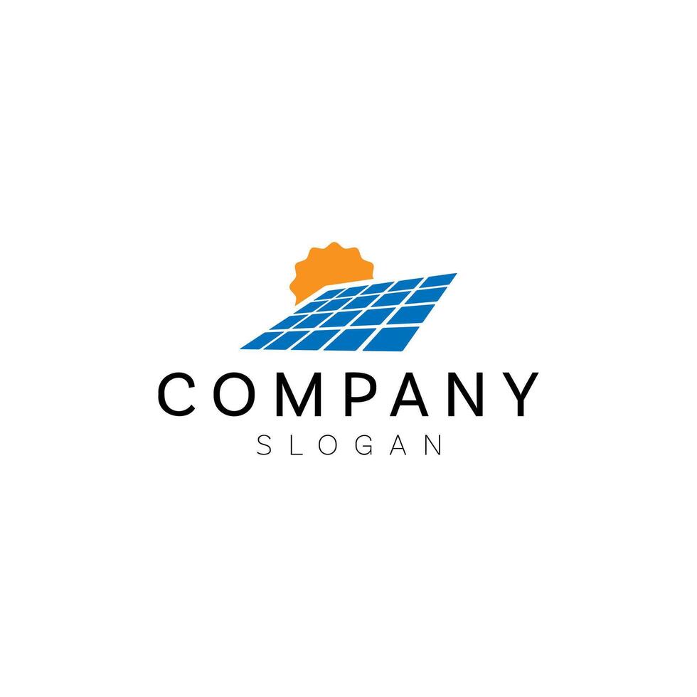 solar panel template design vector